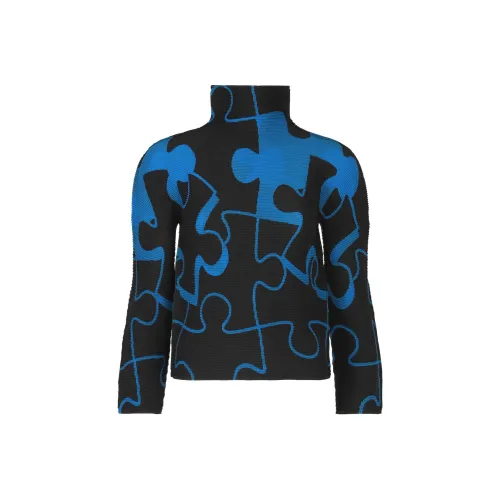 ISSEY MIYAKE SS25 Трикотаж Женский Синий