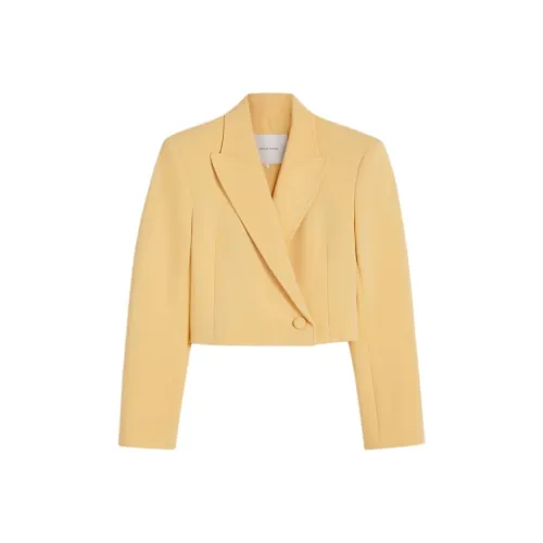 SCANLAN THEODORE Tailored Crop Куртка Куртки Пальто Женские Daffodil Нарцисс Цвет