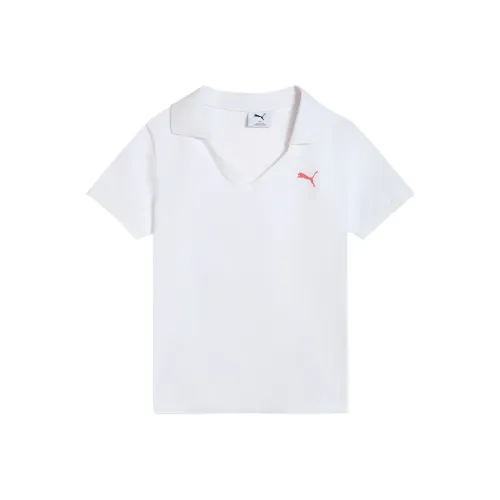 PUMA Graphic Белый 02 Женские Поло
