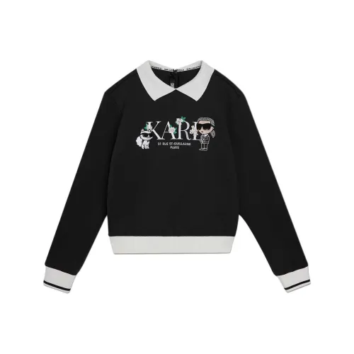 Свитшот KARL LAGERFELD женский черный
