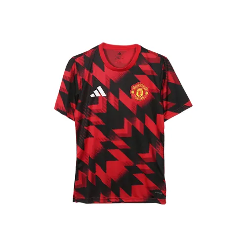 Adidas MANCHESTER UNITED THEATRE OF DREAMS Футбол Джерси Мужской Красный Черный