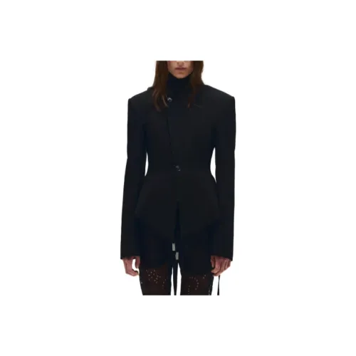 Ann Demeulemeester Куртки и Пальто Женские Черные