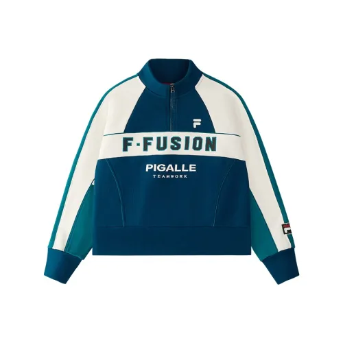 FILA FUSION Толстовка Женская Фиолетовая Синяя