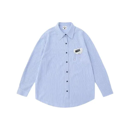 MO VOICE Рубашка Женская Светло-Синяя