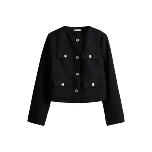 H&M Черные Женские Куртки