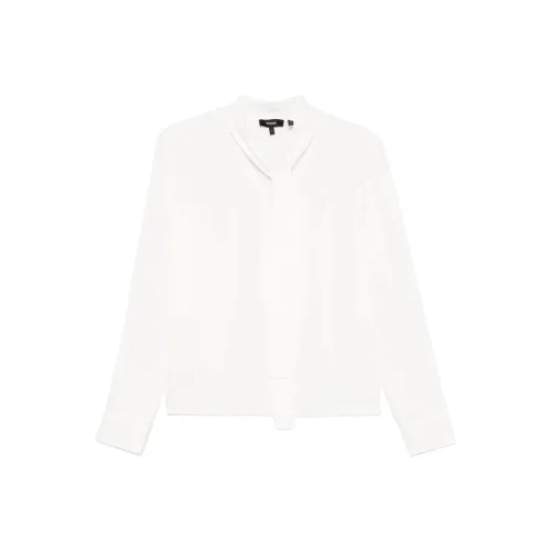 THEORY Рубашка Женская Миндально-Бежевая