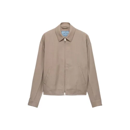 PRADA Куртки и Пальто Женские Песочно-Бежевые