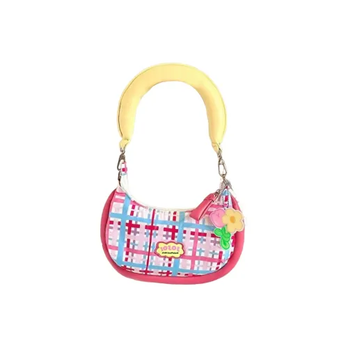 Bywhich ПУ (полиуретан) Сумка на плечо Сумка Сумка через плечо Стандартная Женская Розовая