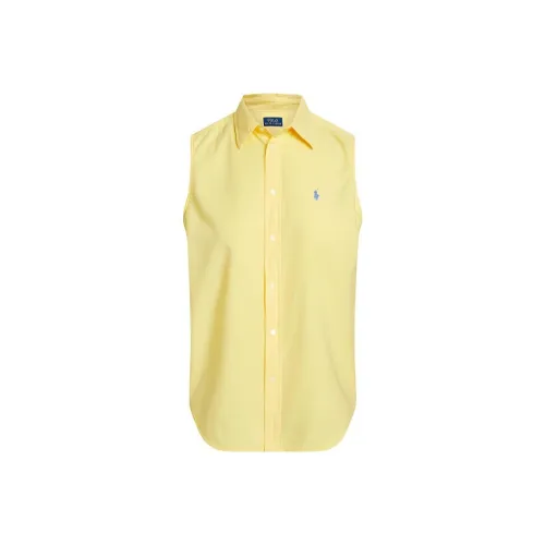 Polo Ralph Lauren SS24 Рубашка Женская Кукурузно-желтая