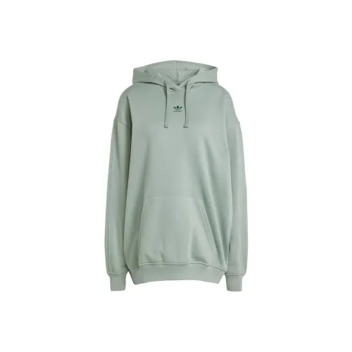 Adidas Originals Essentials Свитшот Женские Серебряный Зеленый