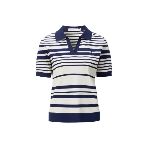 NAVIGARE Трикотаж Женский Кокосовое Молоко Белый Синий