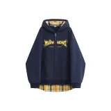 Темно-синий и желтый