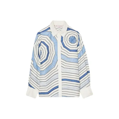 SANDRO Небесно-голубые Женские Рубашки