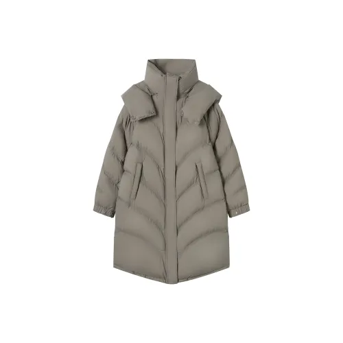 DIALOGUE Темный Туманный зеленый Женские Пуховики