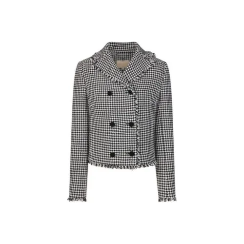 Ports 1961 Куртки и Пальто Женские Черный Белый