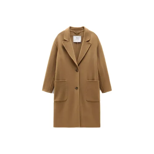 WOOLRICH Коричневое Женское Пальто