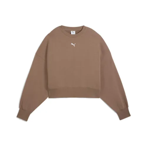 PUMA Коричневый 93 Женские Свитшоты