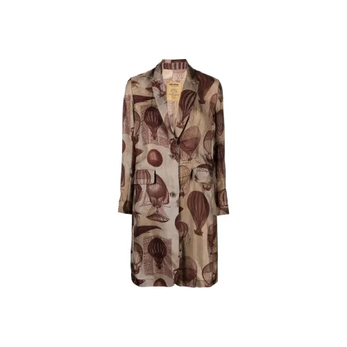UMA WANG Многоцветное Женское Пальто