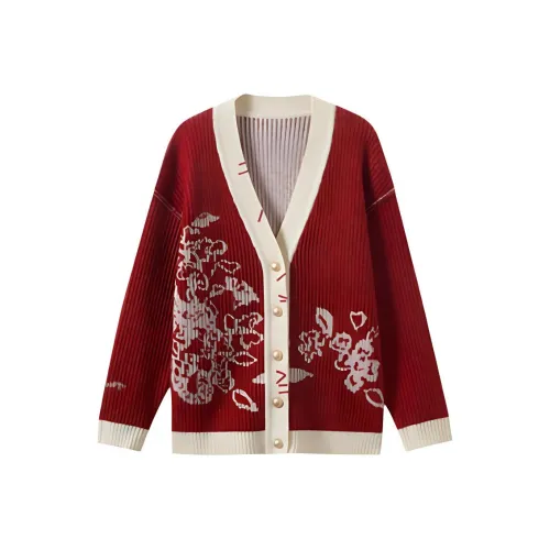 Inman Трикотаж Женский Красный Белый