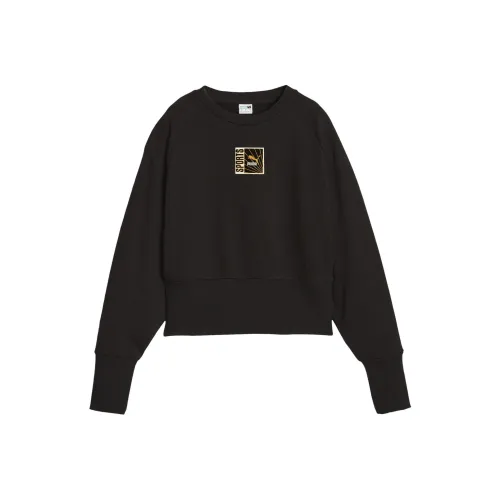 PUMA CLASSICS FORWARD HISTORY CREW SWEATSHIRT Женские Черный
