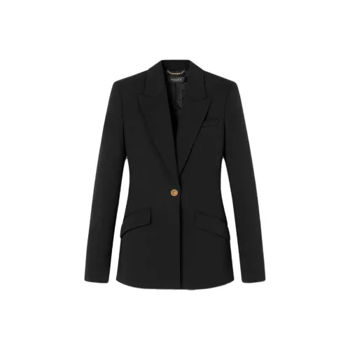 VERSACE SS23 Бизнес-костюм Пальто Женское Черное
