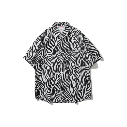 BEAR UNION Короткий рукав рубашка унисекс черный