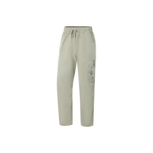 LINING Basketball Collection Вязаные тренировочные штаны мужские скальная серый