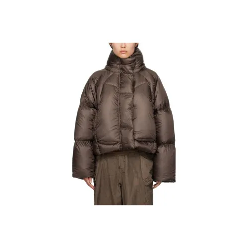 Entire Studios FW23 Пуховик Женский Коричневый