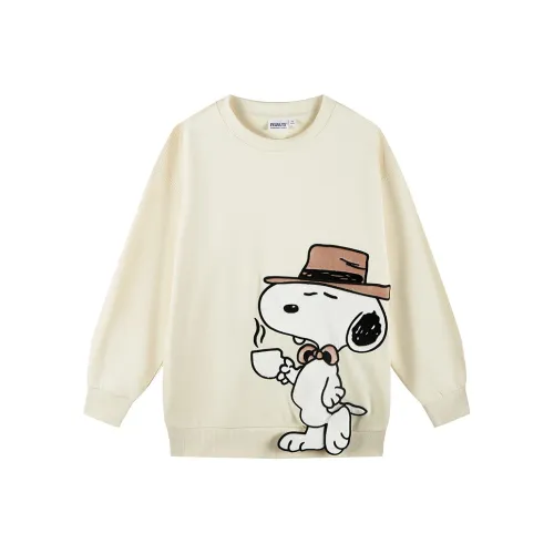 FUN X Snoopy Белый чайный Унисекс Свитшоты