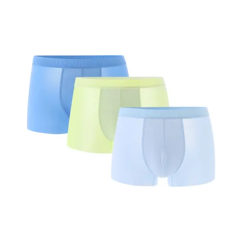 PUMA Трусы Мужские 3 упаковки Светло-зеленый Синий Светло-синий