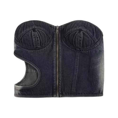 YJ1NGZYZJ Без бретелей Топ Женские Деним