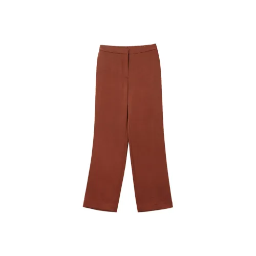 OVV Красно-коричневый Однотонный 03 Женские Офисные костюмы