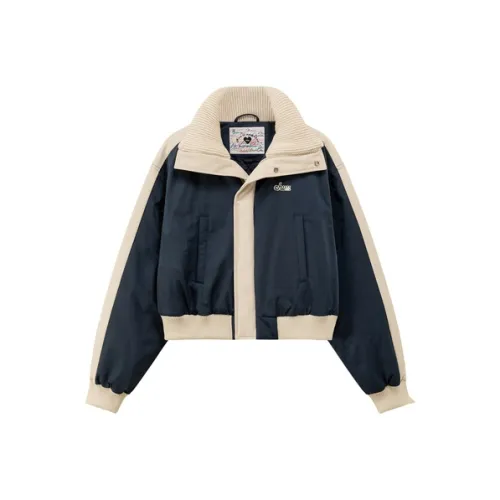 CHUU Пуховик Женский Темно-Синий