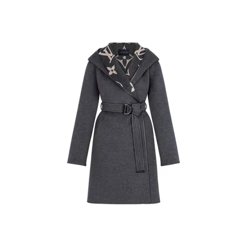 LOUIS VUITTON Пальто Женское Темно-Серое