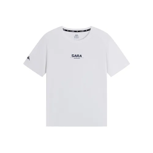 KAPPA GARA Series Корейский Белый 012 Мужская T-Рубашка