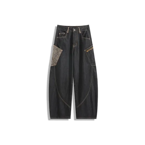 UNDERTIDES Черные Унисекс Джинсы