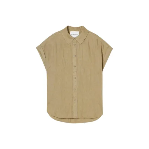 CLOSED SS25 Рубашка Женская Зеленая Жаба