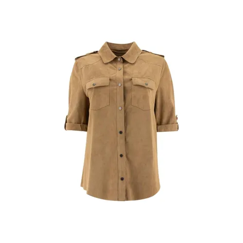 SALVATORE SANTORO Рубашка Женская Бежевая