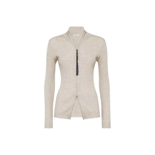 BRUNELLO CUCINELLI FW24 Трикотаж Женский Desert Yellow