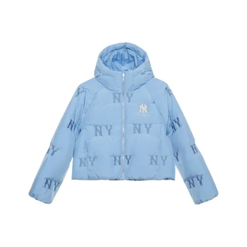 MLB MONOGRAM Коллекция New York Yankees FW24 Down Jacket Женская Небесно-Синий