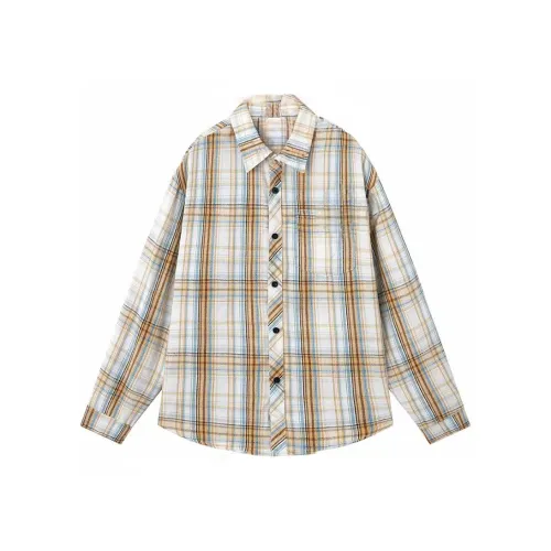 MO VOICE Экрю Женские Рубашки