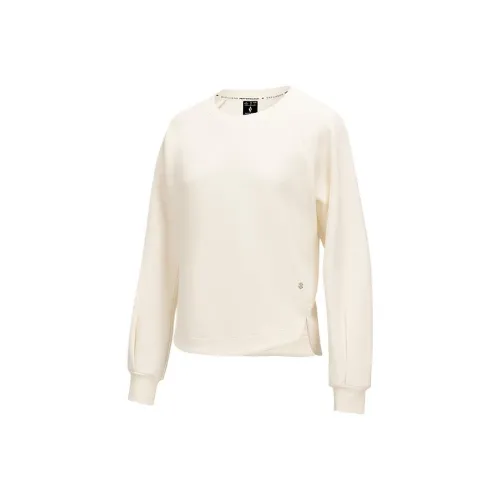 Skechers Comfort Sports Series Свитшот Женские Кукуруза Белый