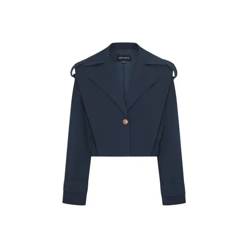 URBAN REVIVO Куртка Женская Индиго