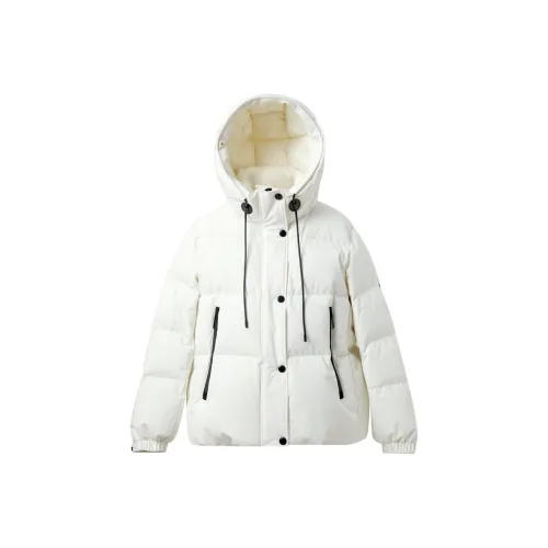 3COLOUR Пуховик Женский Cloud Белый