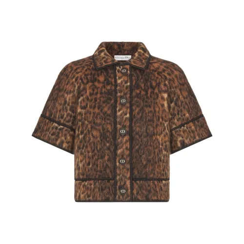 DIOR SS24 Куртки и Пальто Женские Коричневый