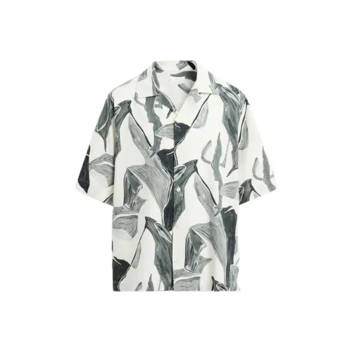 ZARA Черные/Белые Мужские Рубашки