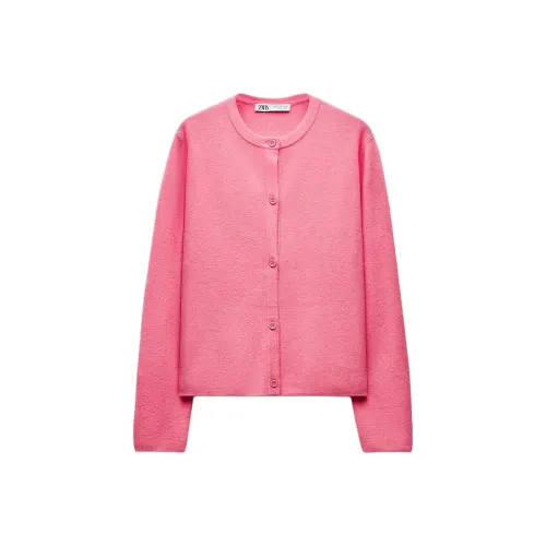 ZARA Розовый Женский Трикотаж