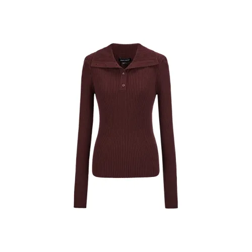 URBAN REVIVO Трикотаж Женский Коричневый Красный