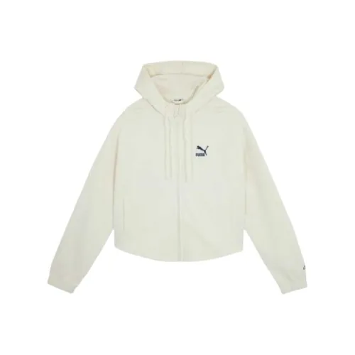 PUMA CLASSICSKnit Куртка DK W Толстовка Женская Белая