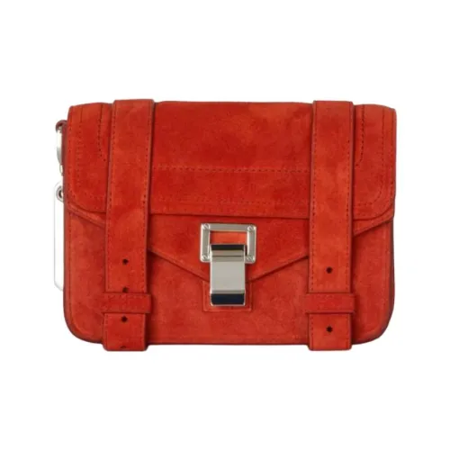 PROENZA SCHOULER Сумка через плечо из телячьей кожи мини женская оранжевая